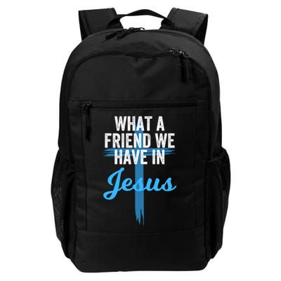 What A Friend We Have In Jesus Christian Faith Devotion Jesus Faith Based Backpack