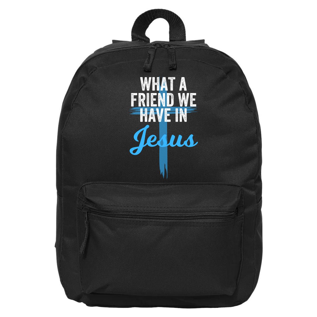 What A Friend We Have In Jesus Christian Faith Devotion Jesus Faith Based 16 in Basic Backpack