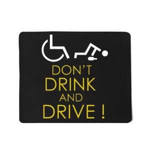 Wheelchair Accessories For A Humorous Wheelchair Mousepad