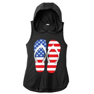 Womens American Flag Flip Flops Comfortable Slippers Flip Flops Ladies PosiCharge Tri-Blend Wicking Draft Hoodie Tank