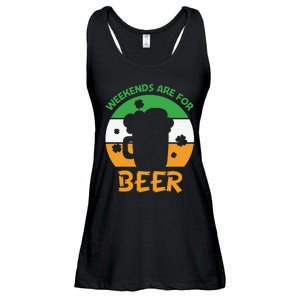 Weekends Are For Beer Funny Drinking Ladies Essential Flowy Tank