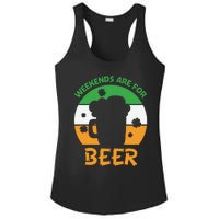 Weekends Are For Beer Funny Drinking Ladies PosiCharge Competitor Racerback Tank