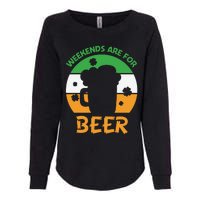 Weekends Are For Beer Funny Drinking Womens California Wash Sweatshirt