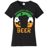 Weekends Are For Beer Funny Drinking Women's T-Shirt