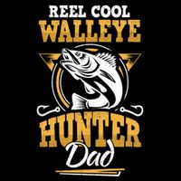 Walleye Angler Fisher And Fishing Dad Gift Cooling Performance Crew T-Shirt