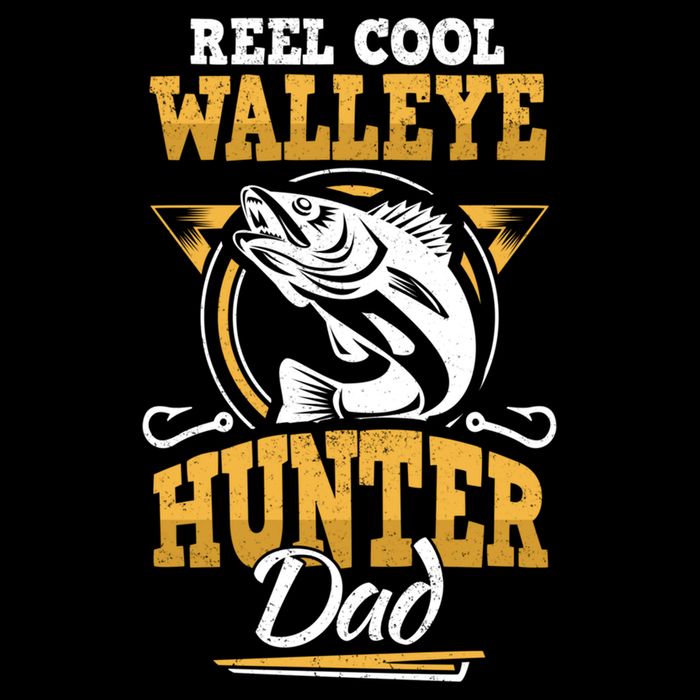 Walleye Angler Fisher And Fishing Dad Gift Cooling Performance Crew T-Shirt