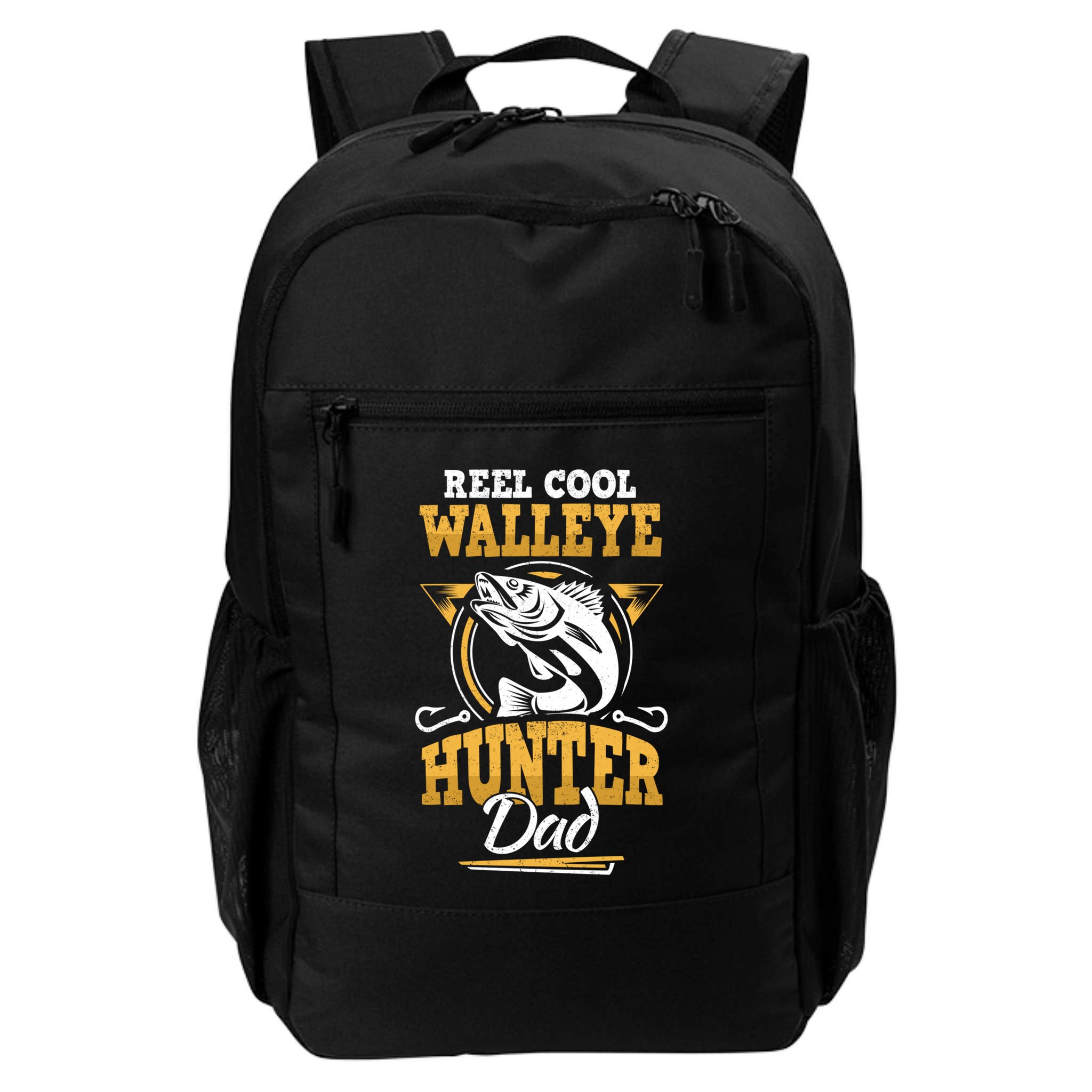 Walleye Angler Fisher And Fishing Dad Gift Backpack