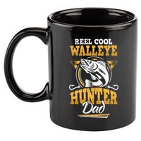 Walleye Angler Fisher And Fishing Dad Gift 11oz C Handle Ceramic Mug