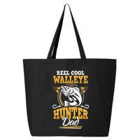 Walleye Angler Fisher And Fishing Dad Gift 25L Jumbo Tote
