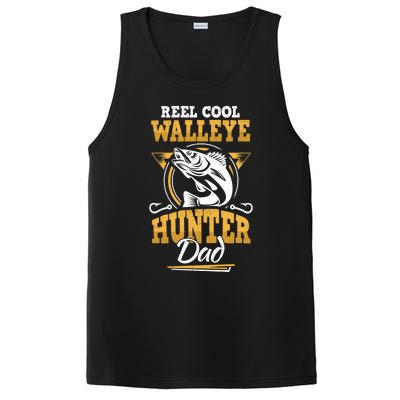 Walleye Angler Fisher And Fishing Dad Gift PosiCharge Competitor Tank