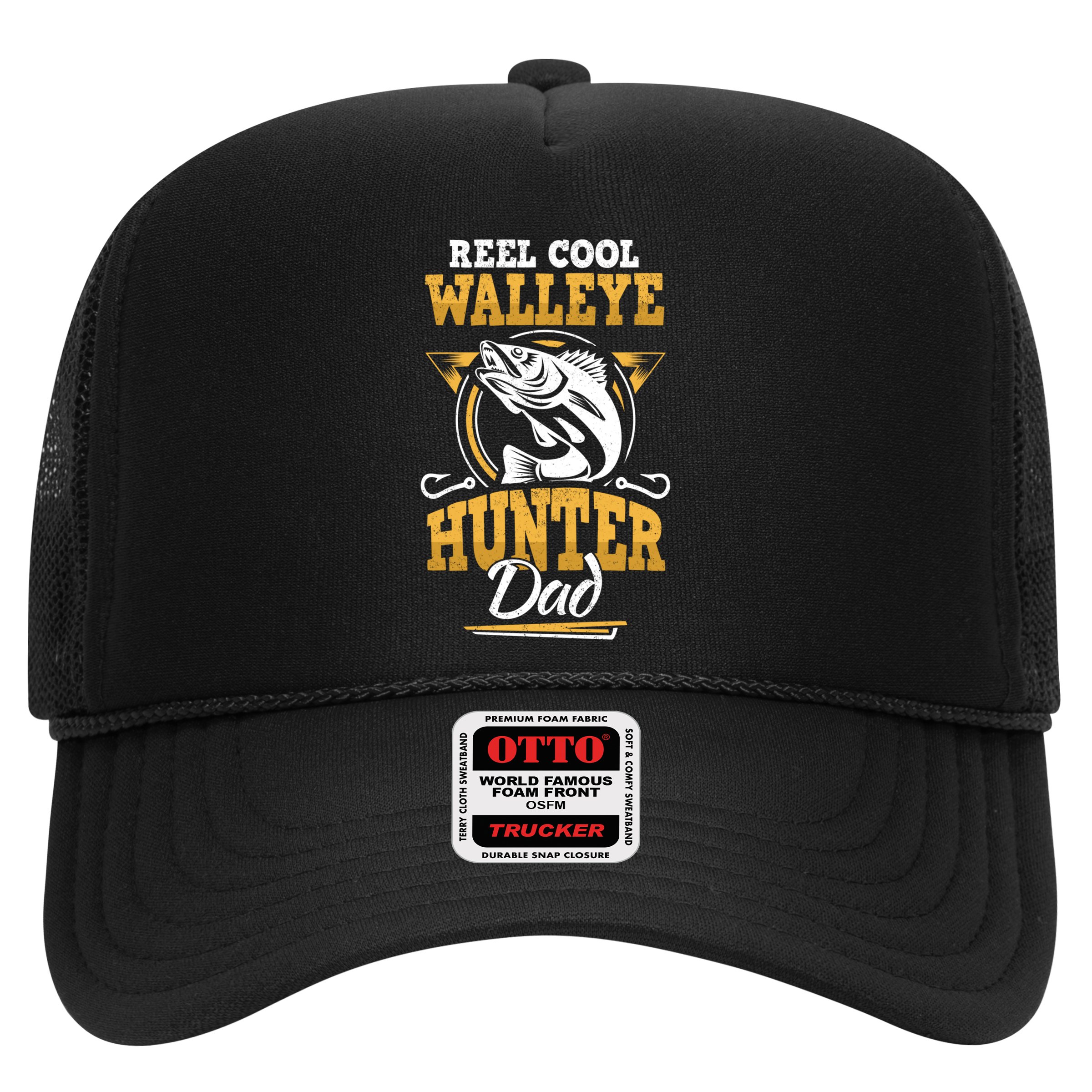 Walleye Angler Fisher And Fishing Dad Gift Hat