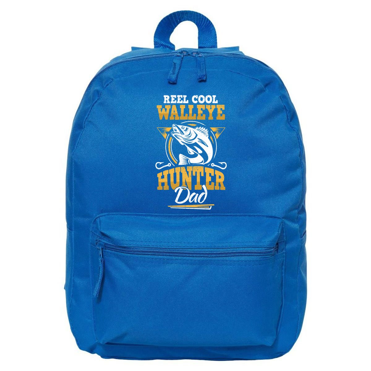 Walleye Angler Fisher And Fishing Dad Gift 16 in Basic Backpack