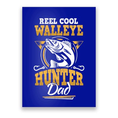 Walleye Angler Fisher And Fishing Dad Gift Poster