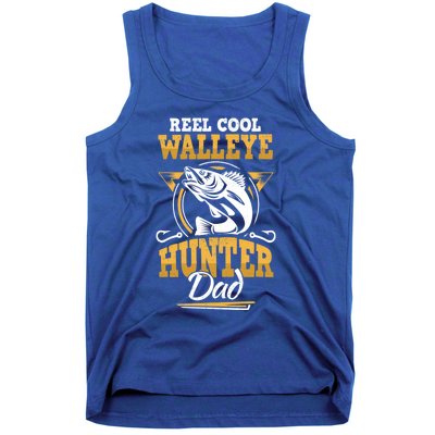 Walleye Angler Fisher And Fishing Dad Gift Tank Top