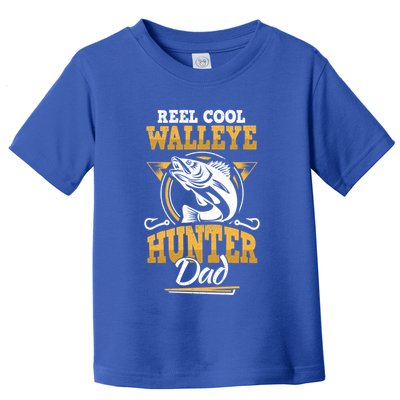 Walleye Angler Fisher And Fishing Dad Gift Toddler T-Shirt