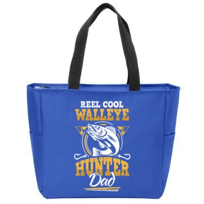 Walleye Angler Fisher And Fishing Dad Gift Zip Tote Bag
