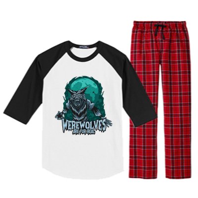 Werewolves Are Fur Real Raglan Sleeve Pajama Set