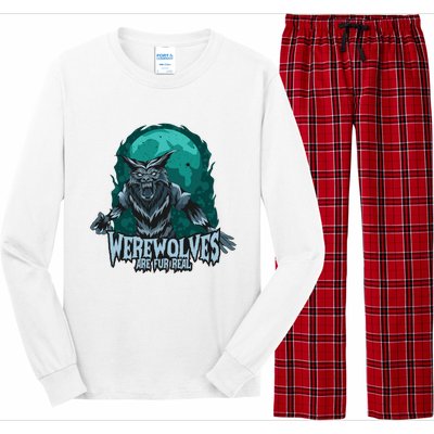 Werewolves Are Fur Real Long Sleeve Pajama Set