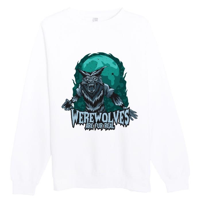 Werewolves Are Fur Real Premium Crewneck Sweatshirt