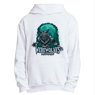 Werewolves Are Fur Real Urban Pullover Hoodie