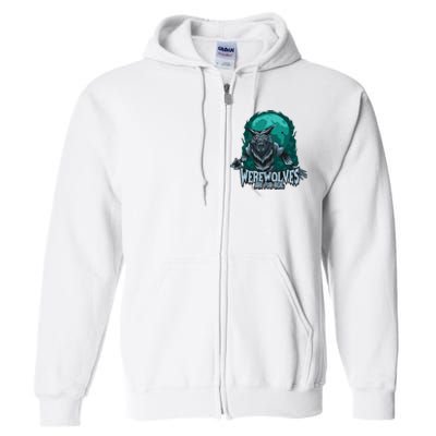 Werewolves Are Fur Real Full Zip Hoodie