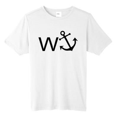 W Anchor Funny Wanker Jerk Funny Slang Tall Fusion ChromaSoft Performance T-Shirt