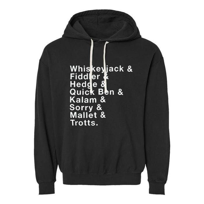 Whiskeyjack And Fiddler And Hedge And Quick Ben Garment-Dyed Fleece Hoodie
