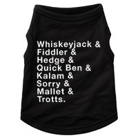 Whiskeyjack And Fiddler And Hedge And Quick Ben Doggie Tank