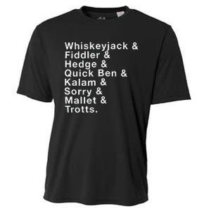 Whiskeyjack And Fiddler And Hedge And Quick Ben Cooling Performance Crew T-Shirt