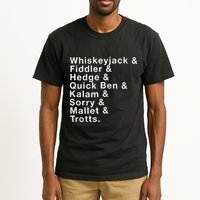 Whiskeyjack And Fiddler And Hedge And Quick Ben Tall T-Shirt