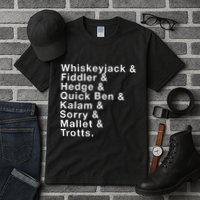 Whiskeyjack And Fiddler And Hedge And Quick Ben Tall T-Shirt