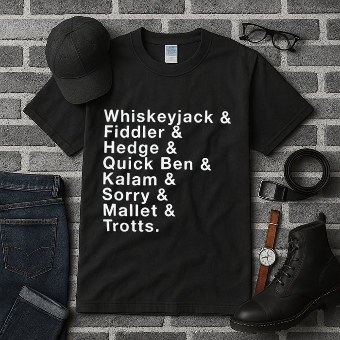 Whiskeyjack And Fiddler And Hedge And Quick Ben Tall T-Shirt