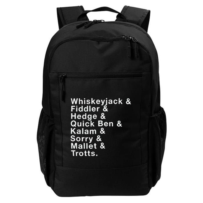 Whiskeyjack And Fiddler And Hedge And Quick Ben Backpack