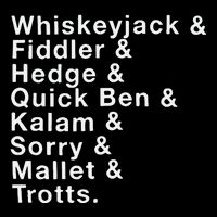 Whiskeyjack And Fiddler And Hedge And Quick Ben Backpack