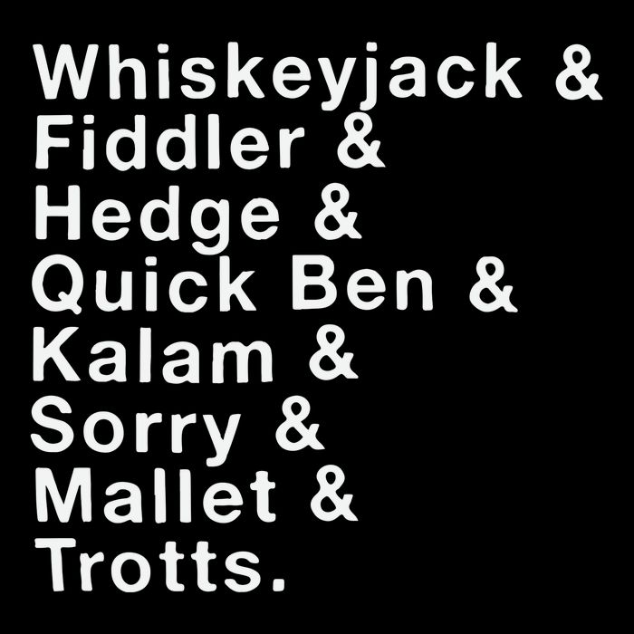 Whiskeyjack And Fiddler And Hedge And Quick Ben Backpack