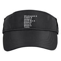 Whiskeyjack And Fiddler And Hedge And Quick Ben Adult Drive Performance Visor
