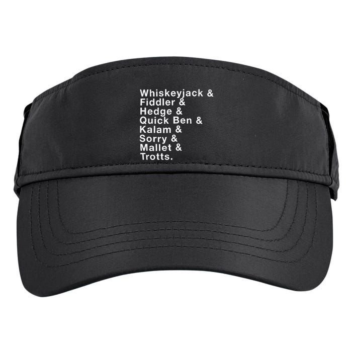 Whiskeyjack And Fiddler And Hedge And Quick Ben Adult Drive Performance Visor
