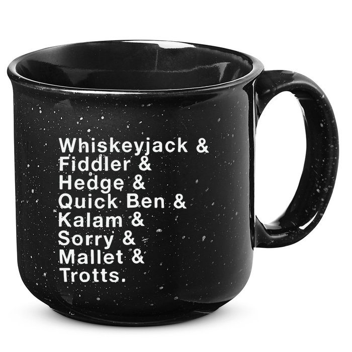 Whiskeyjack And Fiddler And Hedge And Quick Ben 15oz Campfire Ceramic Mug