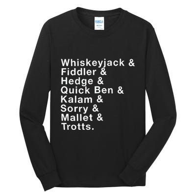 Whiskeyjack And Fiddler And Hedge And Quick Ben Tall Long Sleeve T-Shirt