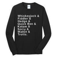 Whiskeyjack And Fiddler And Hedge And Quick Ben Tall Long Sleeve T-Shirt