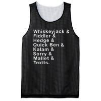 Whiskeyjack And Fiddler And Hedge And Quick Ben Mesh Reversible Basketball Jersey Tank