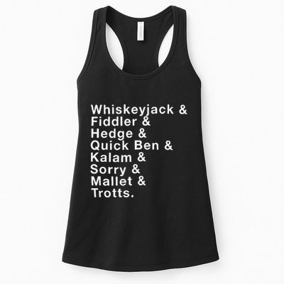 Whiskeyjack And Fiddler And Hedge And Quick Ben Womens Tank Top