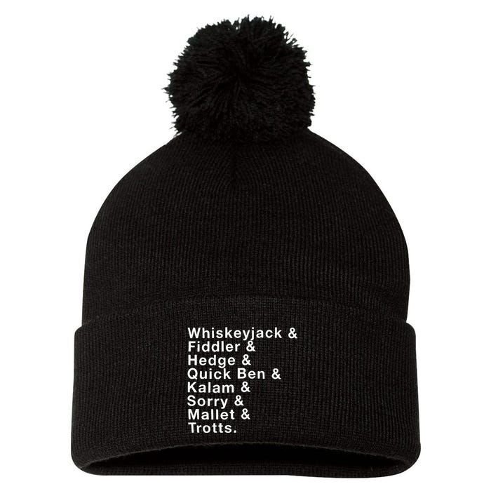 Whiskeyjack And Fiddler And Hedge And Quick Ben Pom Pom 12in Knit Beanie