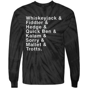 Whiskeyjack And Fiddler And Hedge And Quick Ben Tie-Dye Long Sleeve Shirt