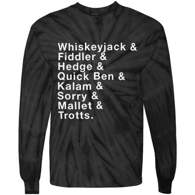 Whiskeyjack And Fiddler And Hedge And Quick Ben Tie-Dye Long Sleeve Shirt