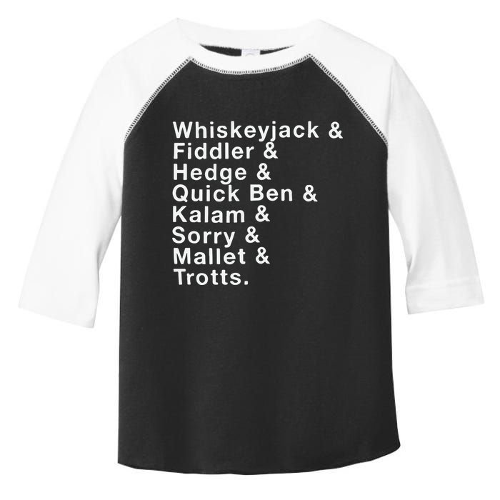 Whiskeyjack And Fiddler And Hedge And Quick Ben Toddler Fine Jersey T-Shirt