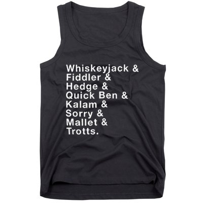 Whiskeyjack And Fiddler And Hedge And Quick Ben Tank Top