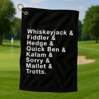 Whiskeyjack And Fiddler And Hedge And Quick Ben Golf Towel