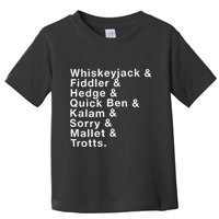 Whiskeyjack And Fiddler And Hedge And Quick Ben Toddler T-Shirt