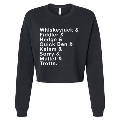Whiskeyjack And Fiddler And Hedge And Quick Ben Cropped Pullover Crew